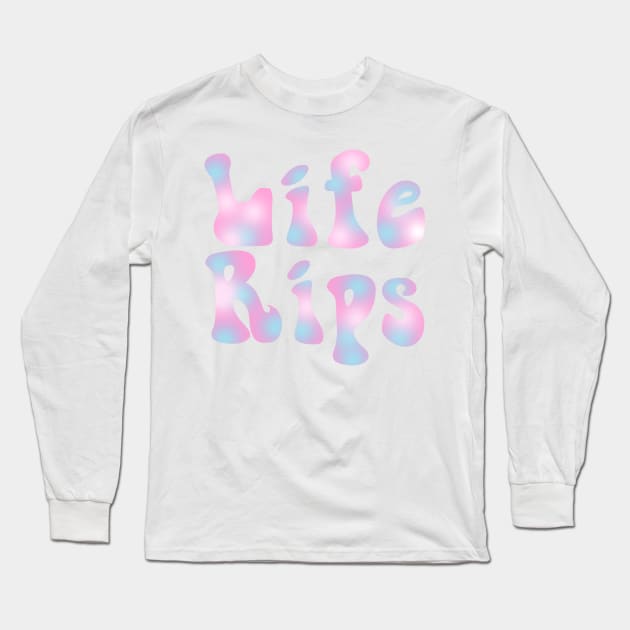 life rips hoodie Long Sleeve T-Shirt by Amberstore